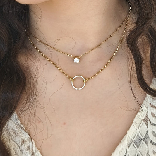 Colar Lumière Solitaire