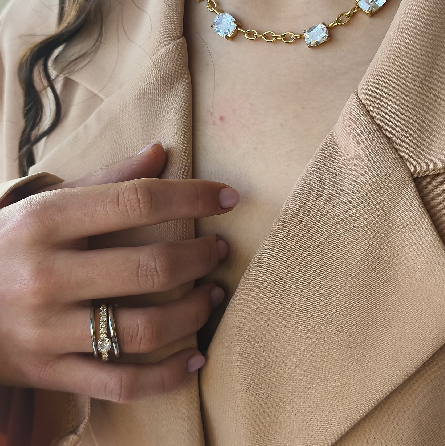 Anel Lumière Éternelle