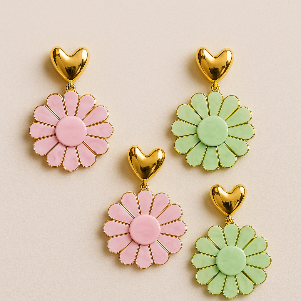 BIG FLOWERS ~ BRINCOS