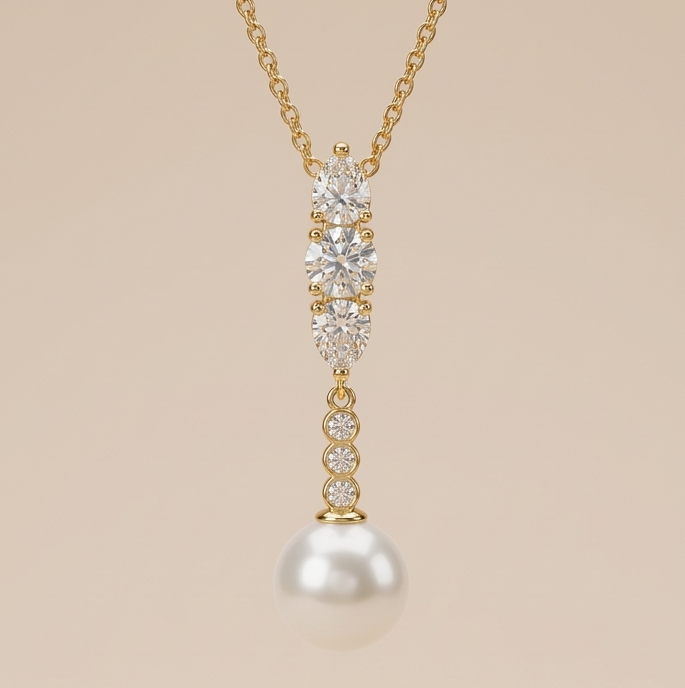 Colar Lumière Perle Royale