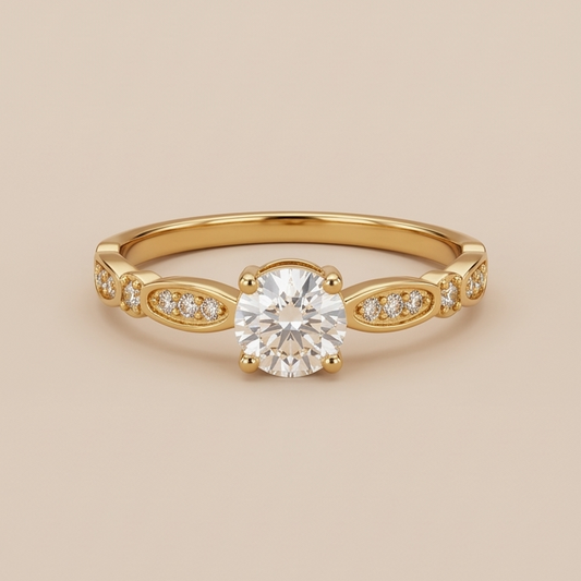 Anel Lumière Solitaire